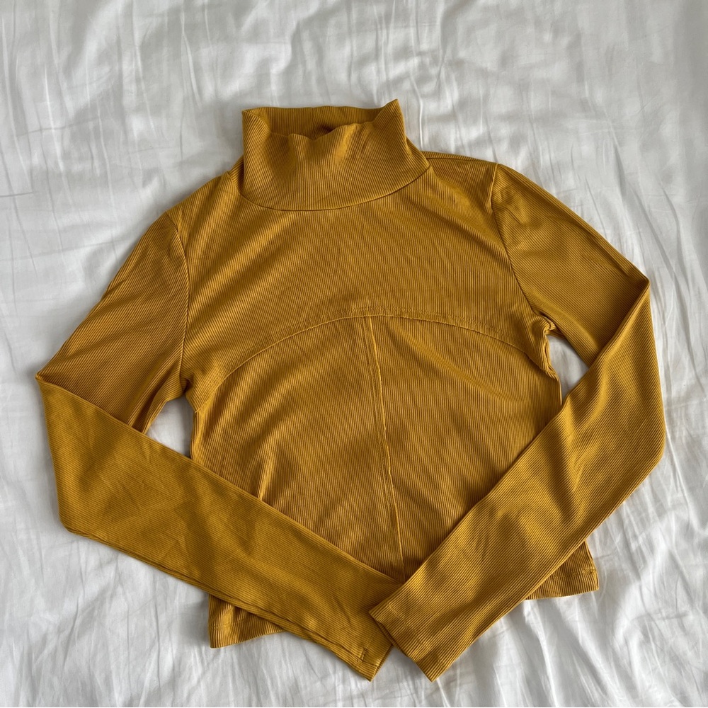 wilfred - free moon turtleneck long sleeve knit top